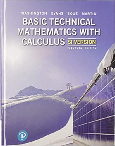 Basic Technical Mathematics with Calculus, SI Version (11th Edition)- Original PDF